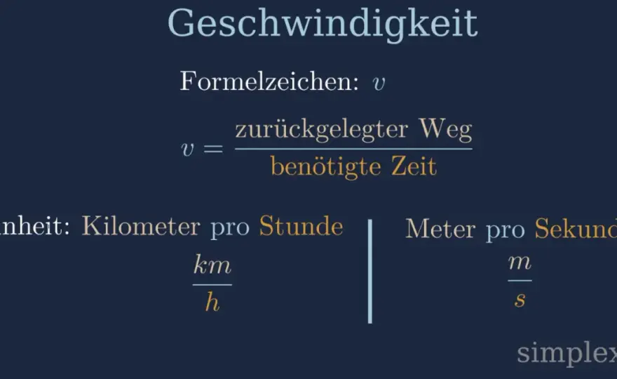 Geschwindigkeitsformel - v=s/t meistern & Fehler vermeiden