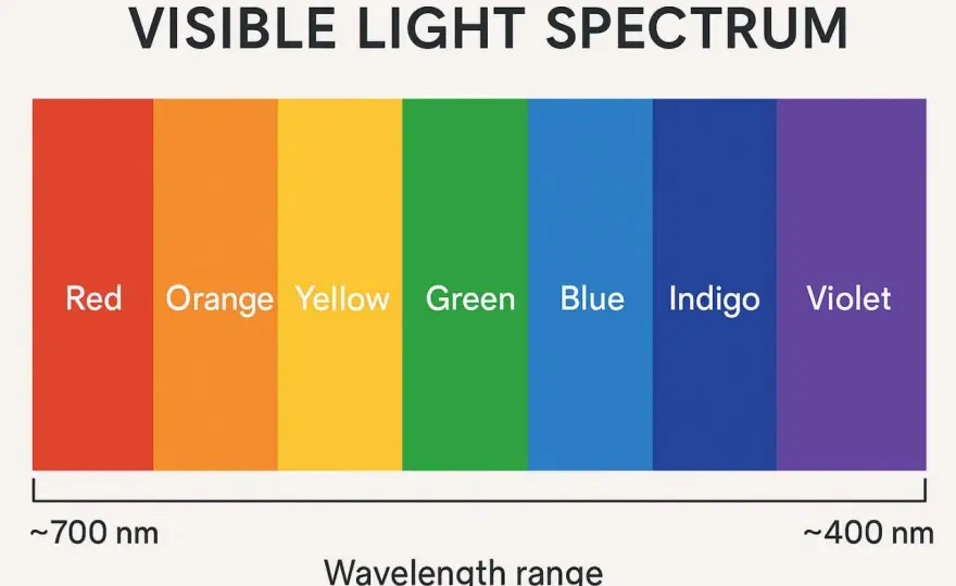 Sichtbares Licht verstehen - Physik, Wahrnehmung, Messung