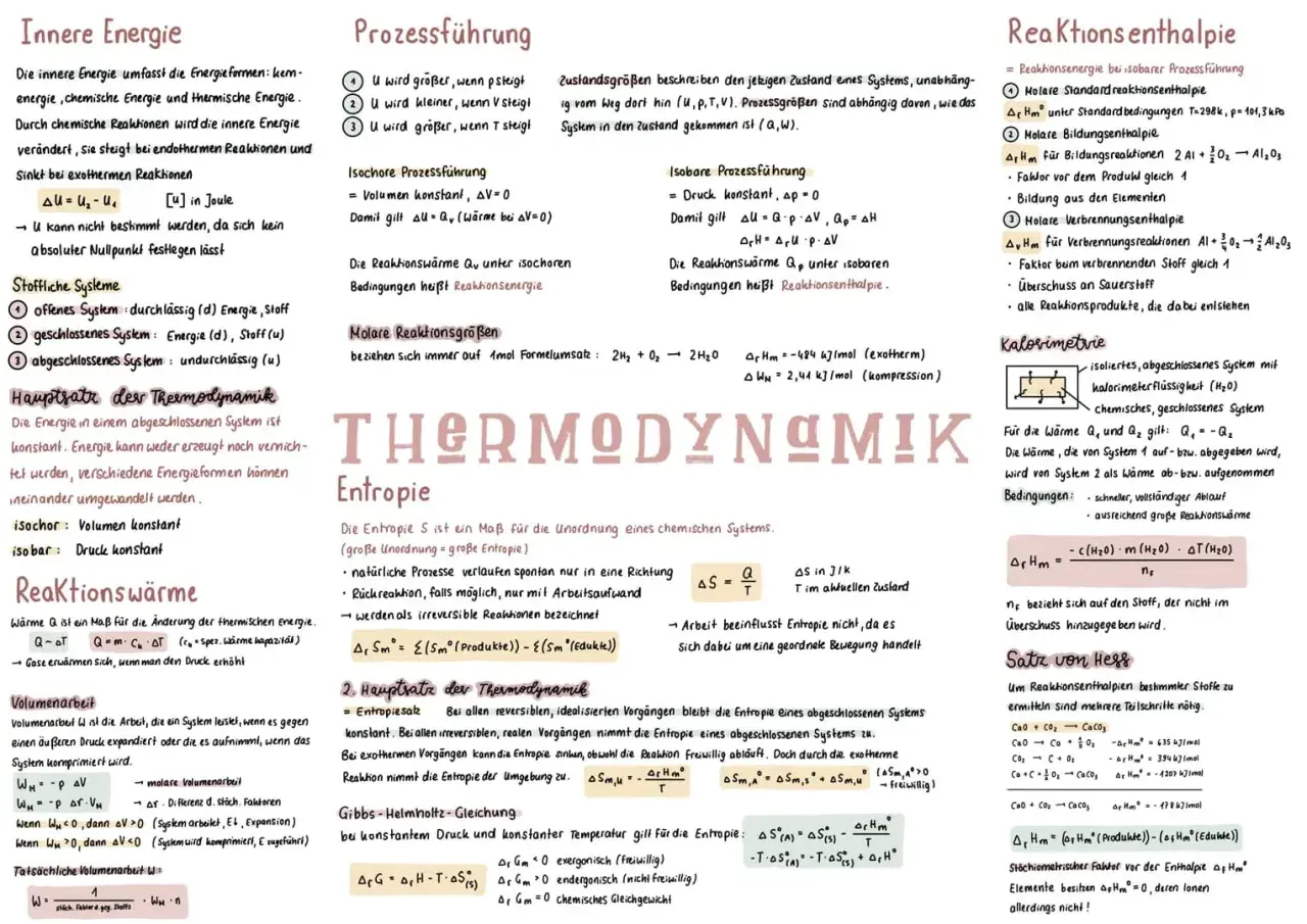 Der erste Hauptsatz der Thermodynamik besagt, dass Energie weder erzeugt noch vernichtet, sondern nur umgewandelt werden kann.